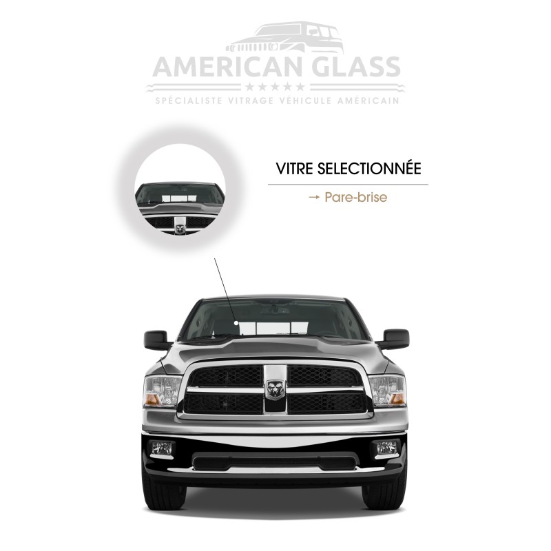 PARE-BRISE DODGE RAM 1500 2009-2013