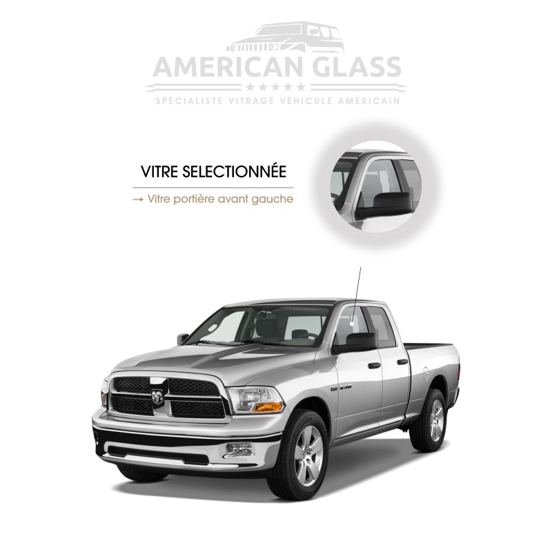 VITRE PORTIÈRE AVANT GAUCHE DODGE RAM 1500 2009-2013