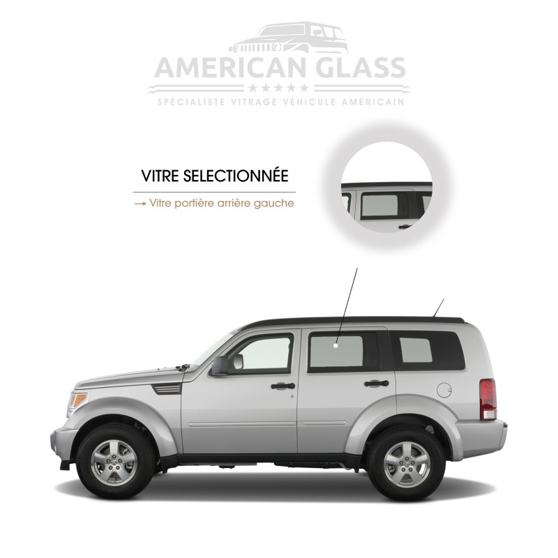 VITRE PORTIÈRE ARRIÈRE GAUCHE DODGE NITRO 2006-2011