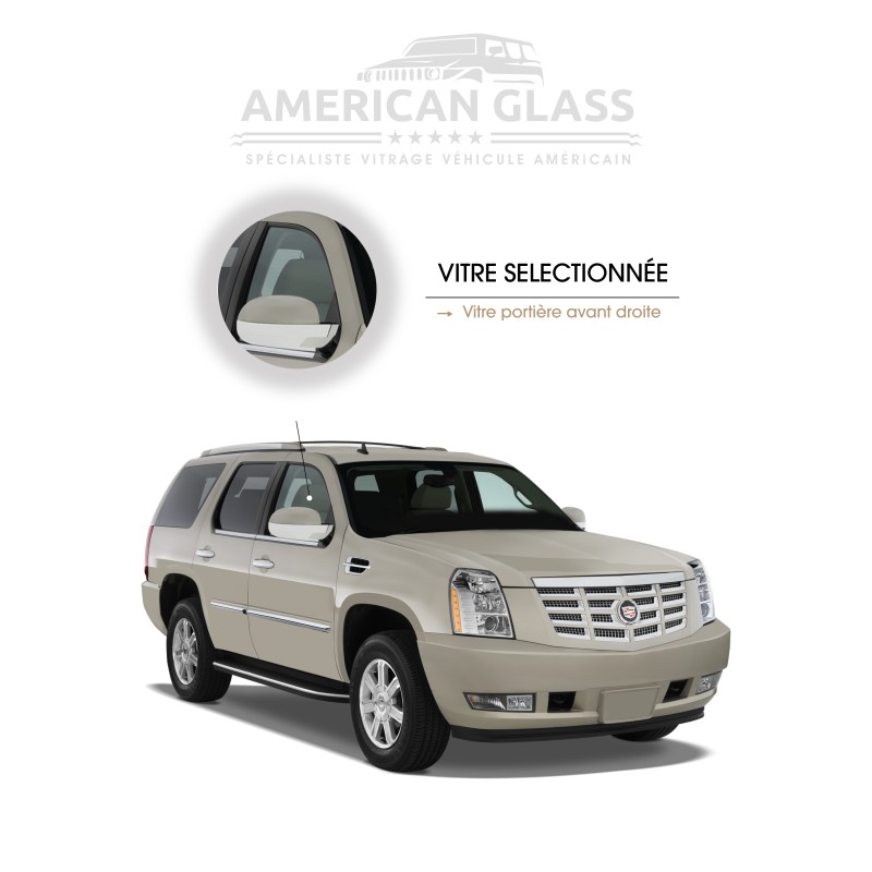 VITRE PORTIÈRE AVANT DROITE CADILLAC ESCALADE 2007-2014