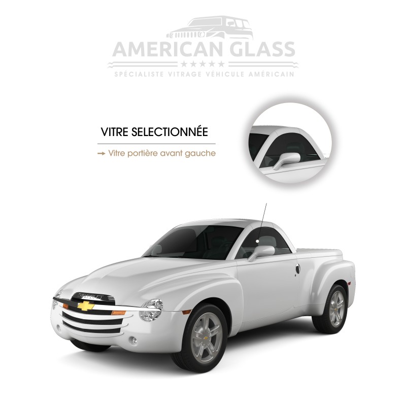 VITRE PORTIÈRE AVANT GAUCHE CHEVROLET SSR 2003-2006