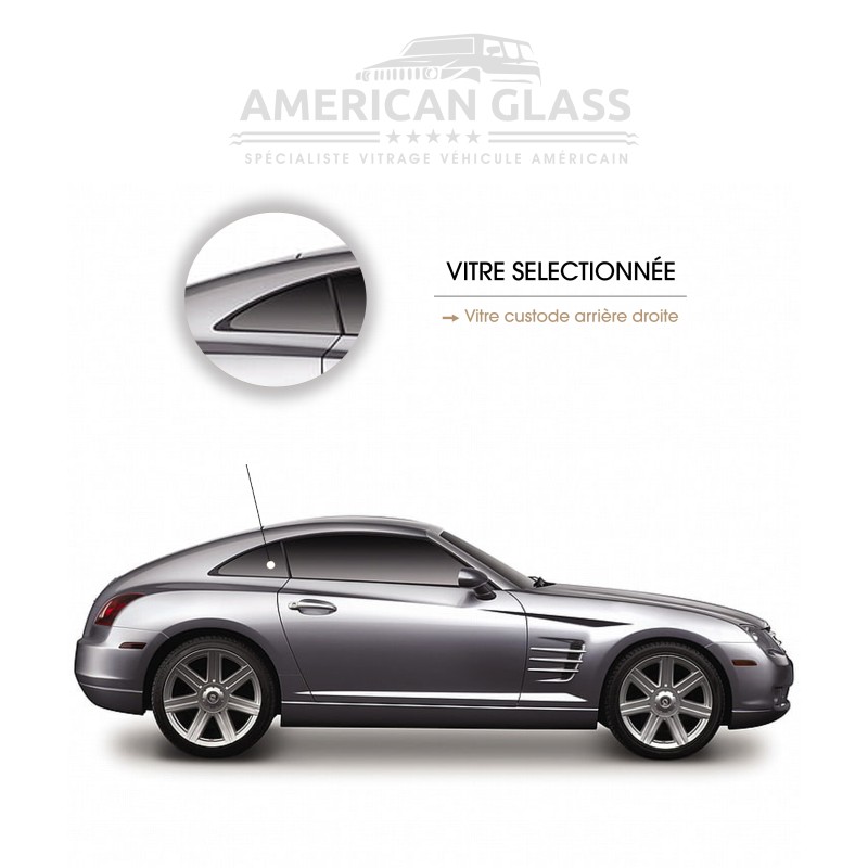 VITRE CUSTODE ARRIÈRE DROITE CHRYSLER CROSSFIRE 2004-2008