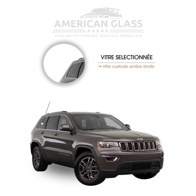 VITRE CUSTODE ARRIÈRE DROITE JEEP GRAND CHEROKEE 2014-2015