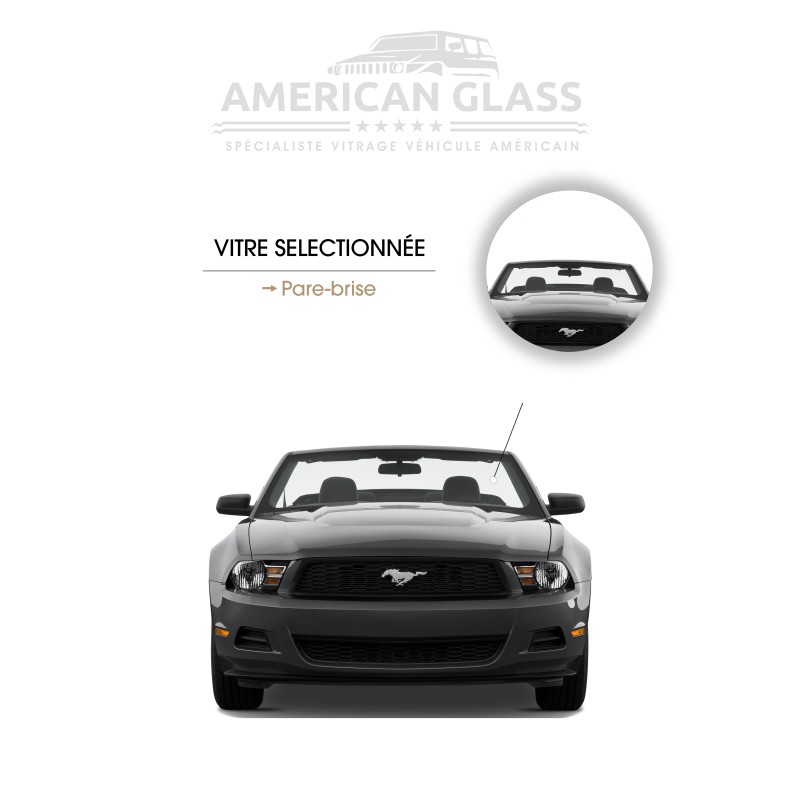 PARE-BRISE FORD MUSTANG CABRIOLET 2010-2014