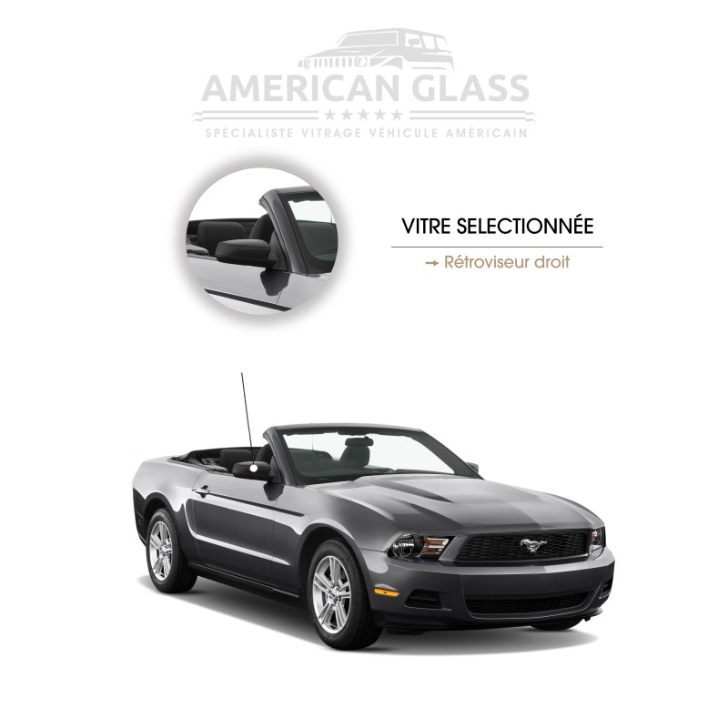 RÉTROVISEUR DROIT EN PLASTIQUE FORD MUSTANG CABRIOLET 2010-2014