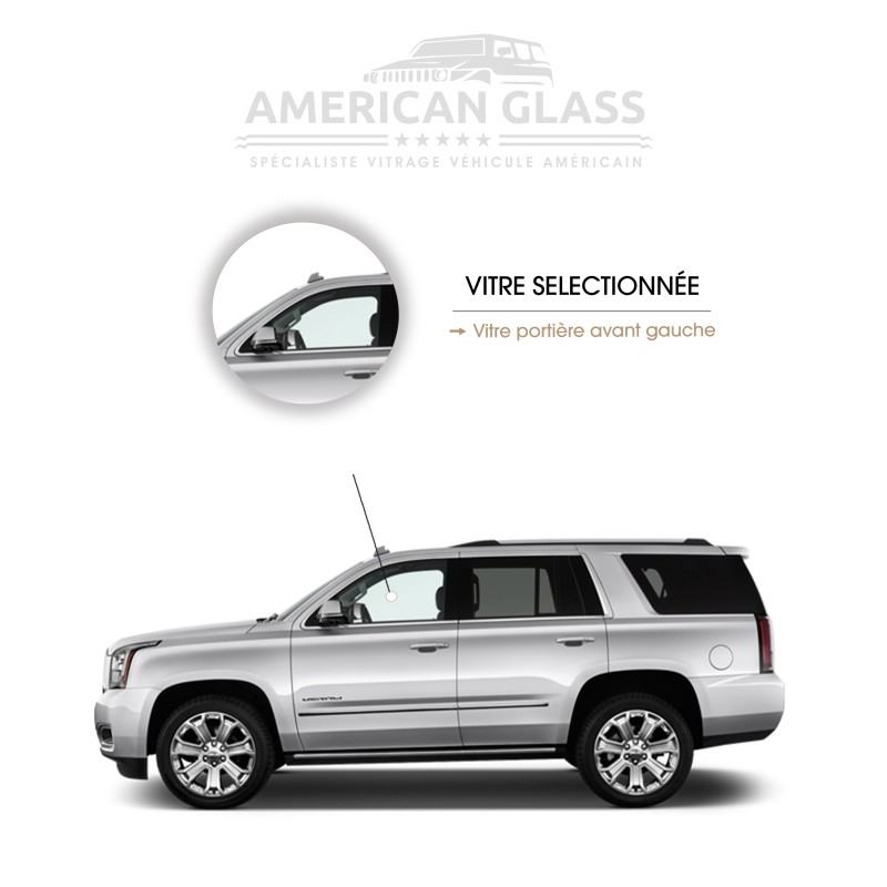 VITRE PORTIÈRE AVANT GAUCHE GMC YUKON 2015-2019