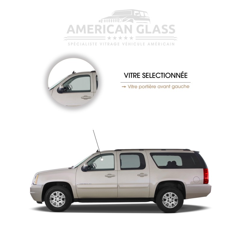 VITRE PORTIÈRE AVANT GAUCHE GMC YUKON XL 2007-2014