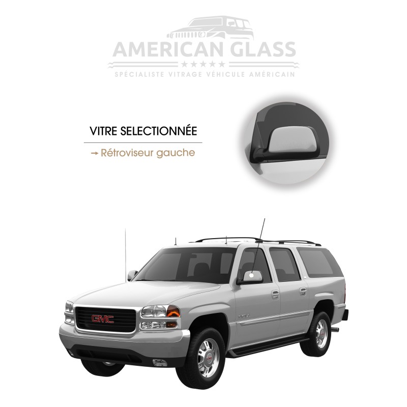 RÉTROVISEUR GAUCHE CHROME GMC YUKON XL 1998-2002