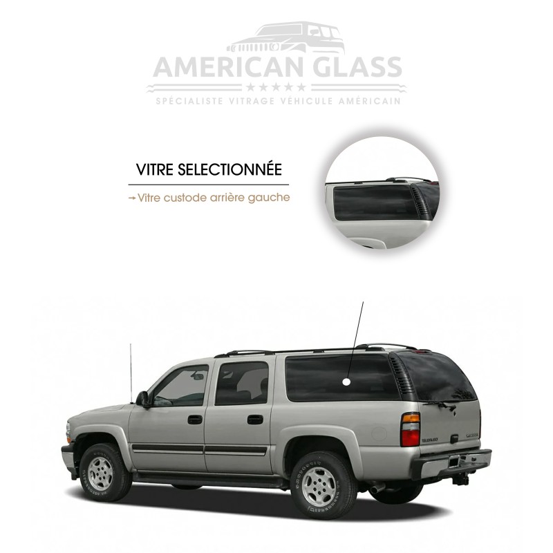 VITRE CUSTODE ARRIÈRE GAUCHE CHEVROLET SUBURBAN 2003-2006