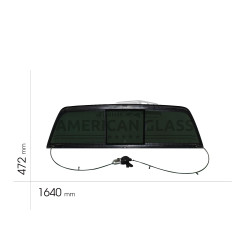 LUNETTE ARRIÈRE DODGE RAM 1500 2006-2008