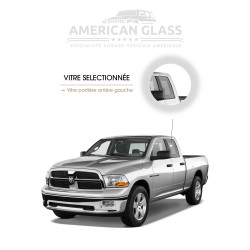 VITRE PORTIÈRE ARRIÈRE GAUCHE DODGE RAM 1500 2009-2013